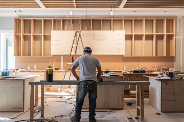 Preparing kitchen custom new